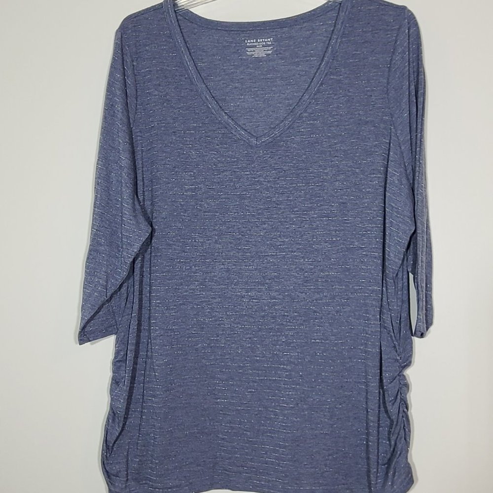 Lane Bryant Ruched Side Tee 26/28